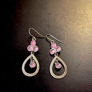 Pink earrings